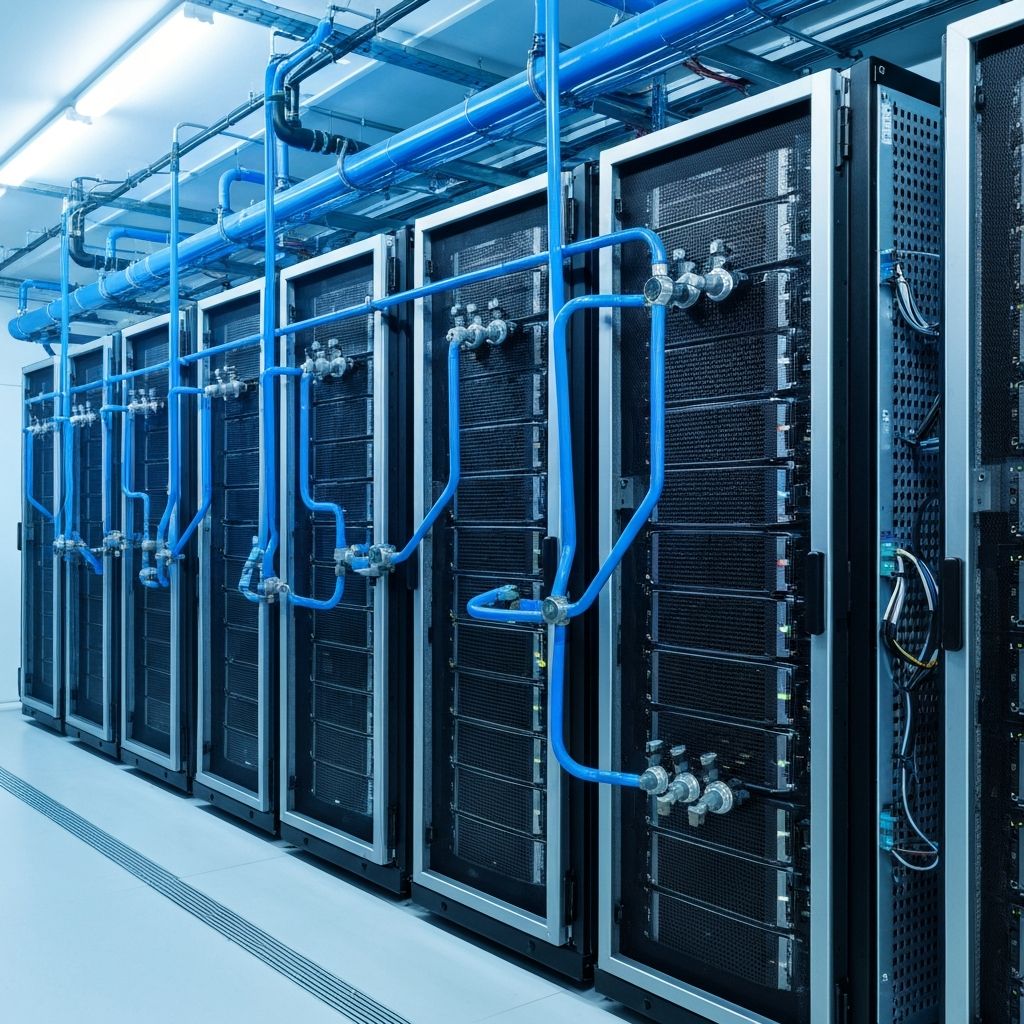 Direct-to-chip liquid cooling infrastructure for GPU AI workloads JustColo NJ