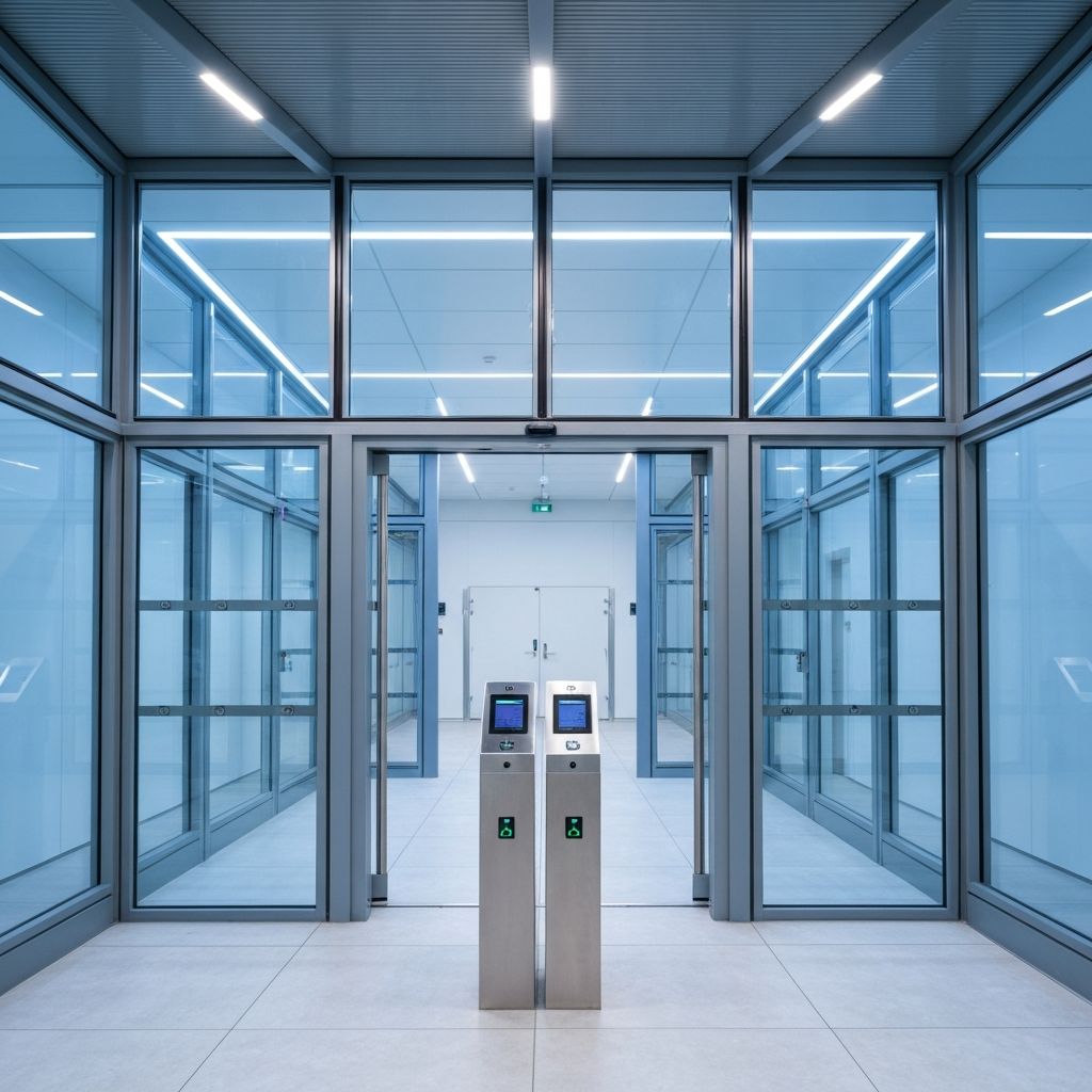 Biometric multi-layer physical security JustColo Princeton data center